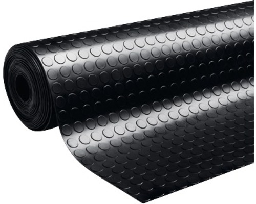 Rol rubbermat met noppenpatroon
